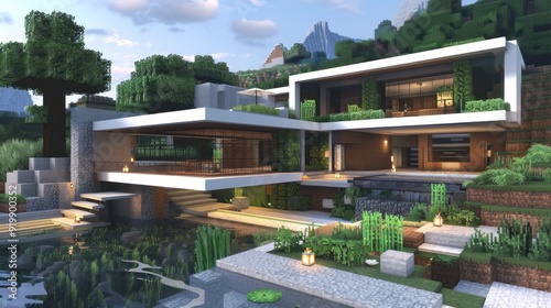 Modern Dream House in a Lush Forest