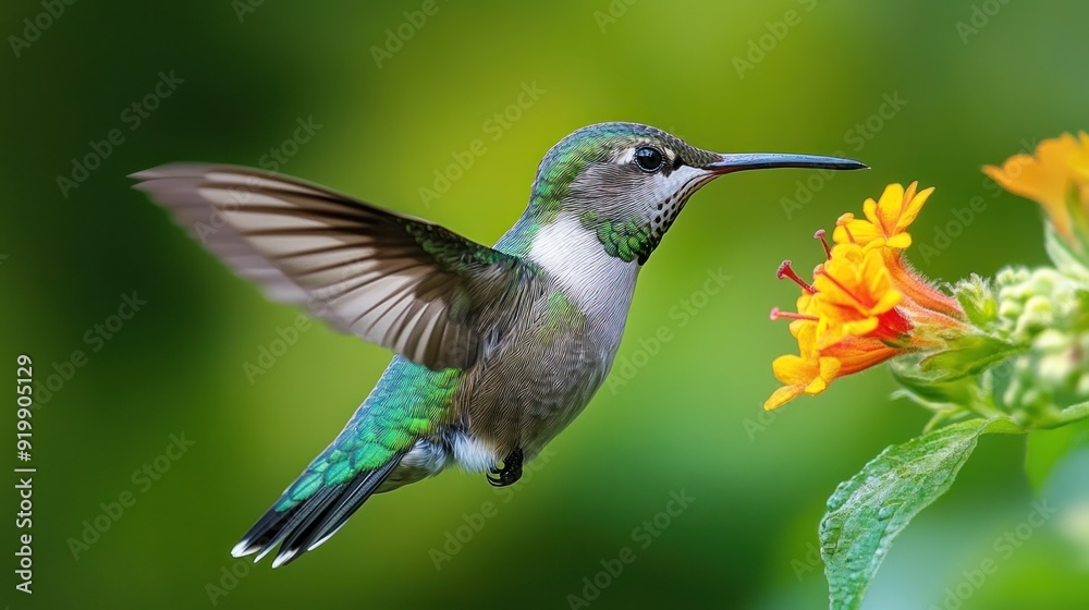 Fototapeta premium Hummingbird in Flight