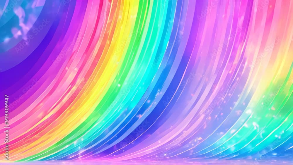 A radiant display of colors, from cool blues to warm pinks and yellows, spreads across the image in a streaked, painterly style, resembling a digital rainbow A radiant display of colors, from cool blues to warm pinks and yellows, spreads across the image in a streaked, painterly style, resembling a digital rainbow