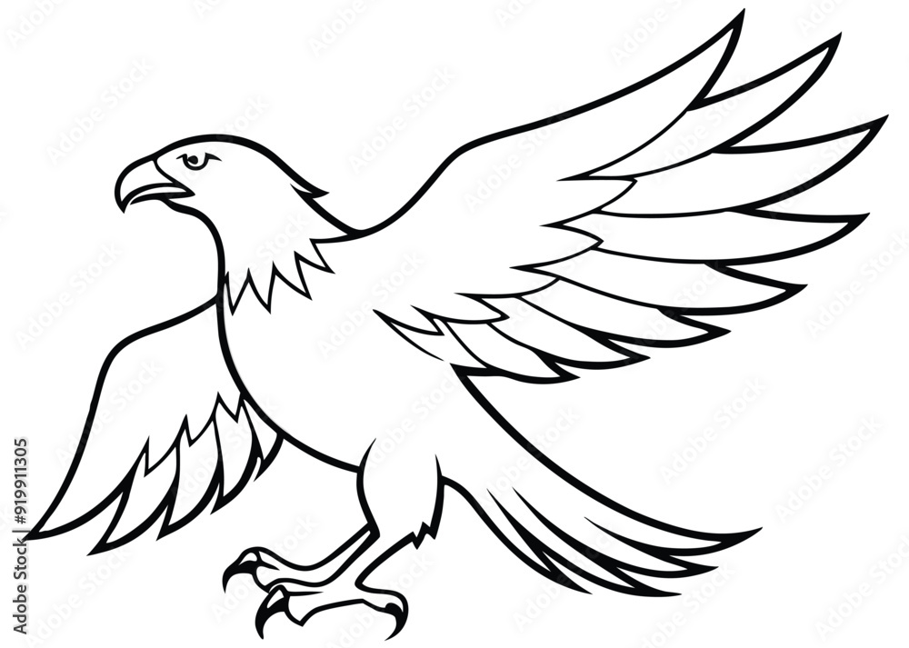 eagles Silhouette vector illustration eagles Silhouette vector illustration