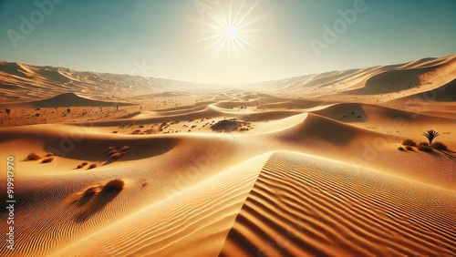 Sunset in the desert sand landscape dune sahara nature sky dunes sunset dry travel sun. Sunset in the desert morocco sunrise yellow hot adventure summer sand dune arid mountain orange wilderness wind.