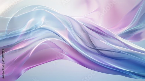 Abstract Flowing Fabric in Pastel Colors