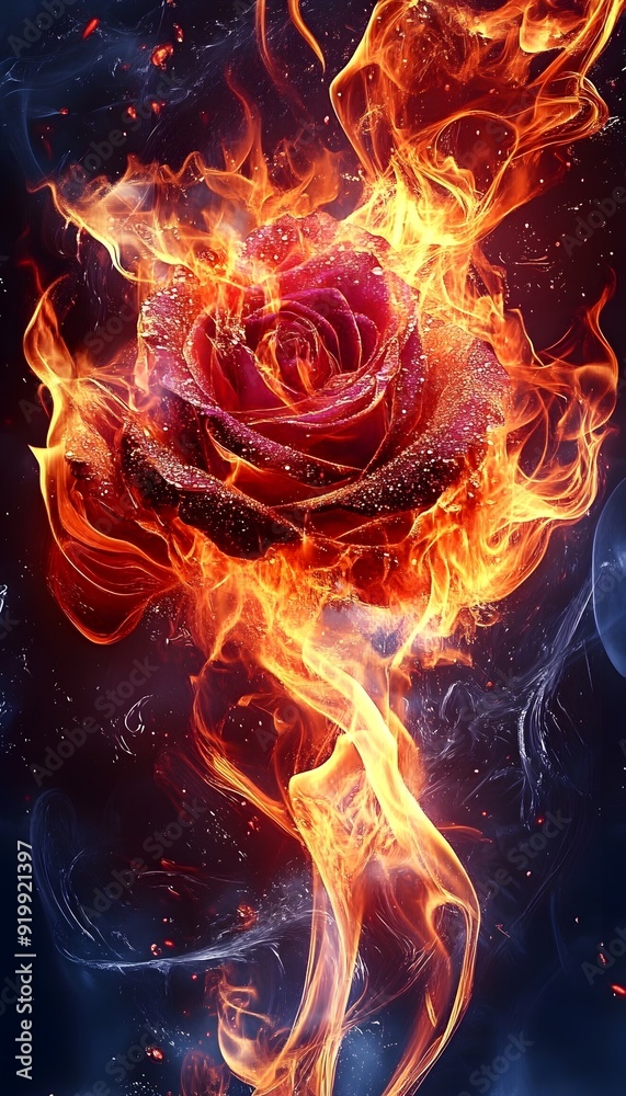 Burning Rose Burning Rose
