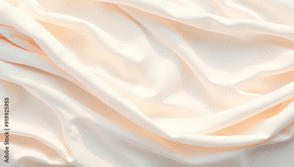 Obraz premium Abstract Beige Fabric Background.