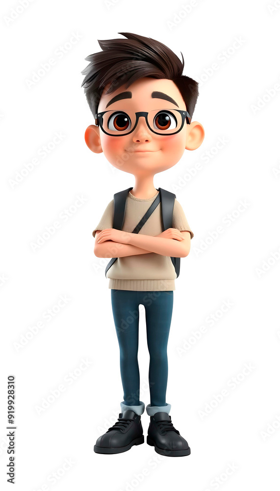 student boy ready to school student boy ready to school