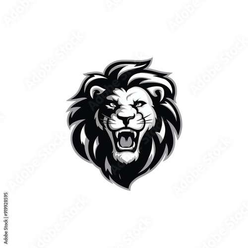 Wallpaper Mural Lion head logo animal vector template illustration Torontodigital.ca