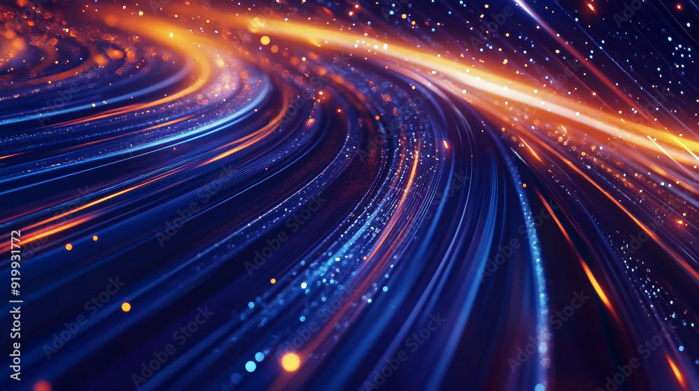 Abstract futuristic motion effect with high speed lines and twirling light that can be used as a background for banners or posters. Abstract futuristic motion effect with high speed lines and twirling light that can be used as a background for banners or posters.