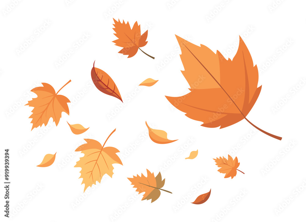 Autumn Leaves Vector Illustration Autumn Leaves Vector Illustration