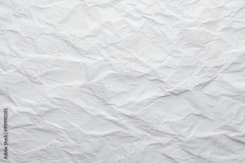 Crumpled vintage white paper, mockup, background