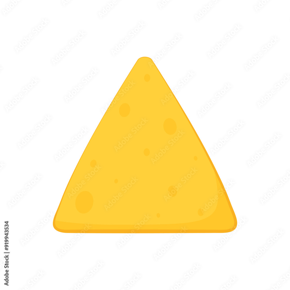 Nachos chip vector. Tortilla chips or nachos tortillas flat vector color icon. Nachos chip vector. Tortilla chips or nachos tortillas flat vector color icon.