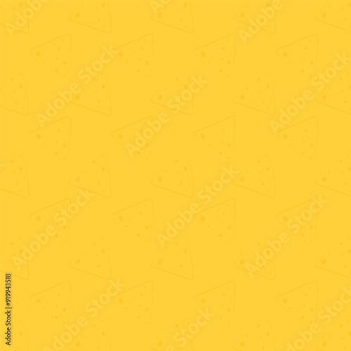 Nachos pattern background. Mexican food nachos pattern. Nice spanish fastfood texture for textile, wallpaper, background, cover, banner, bar and cafe menu.