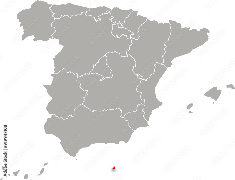 melilla map ADMINISTRATIVE DIVISIONS of SPAIN 3d isometric map melilla map ADMINISTRATIVE DIVISIONS of SPAIN 3d isometric map
