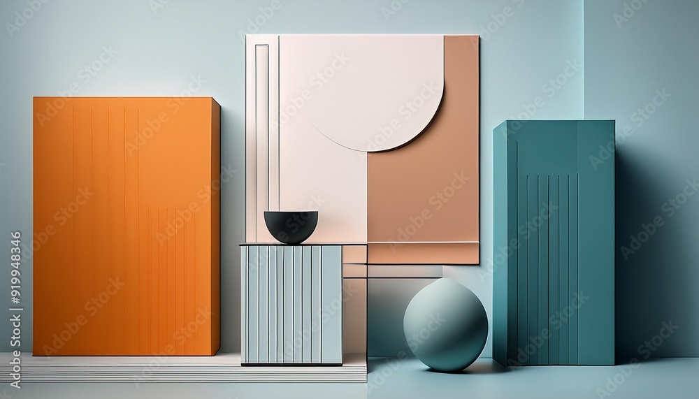 Minimalist art is a picture with simple shapes and few colors Minimalist art is a picture with simple shapes and few colors