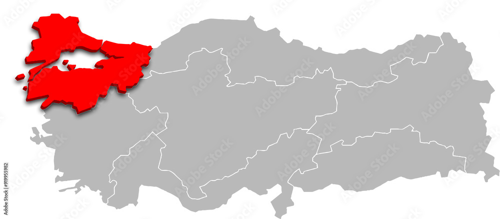 marmara region map ADMINISTRATIVE DIVISIONS of Türkiye 3d isometric map marmara region map ADMINISTRATIVE DIVISIONS of Türkiye 3d isometric map
