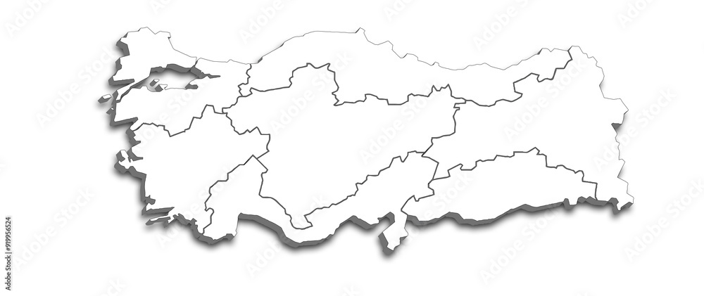 Türkiye MAP WITH ITS PROVINCES AND POLITICAL ADMINISTRATIVE DIVISIONS Türkiye MAP WITH ITS PROVINCES AND POLITICAL ADMINISTRATIVE DIVISIONS