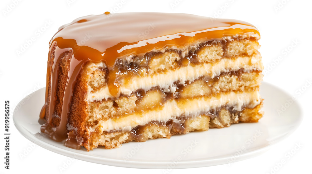 banana cake with multiple layers, Transparent background banana cake with multiple layers, Transparent background