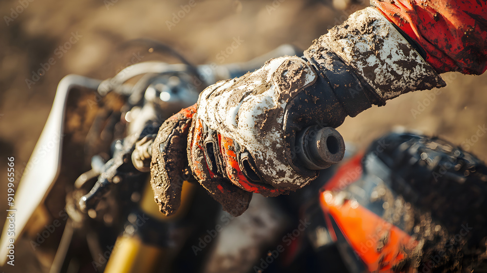 A motocross rider’s close-up of their glove gripping the throttle, with the focus on the glove’s texture and the rider’s intense grip.
A motocross rider’s close-up of their glove gripping the throttle, with the focus on the glove’s texture and the rider’s intense grip.