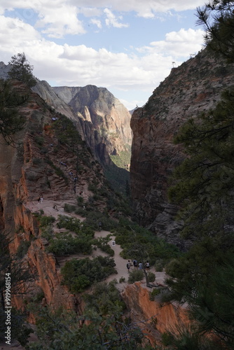 Angel's Landing Trail in Zion National Park in Utah