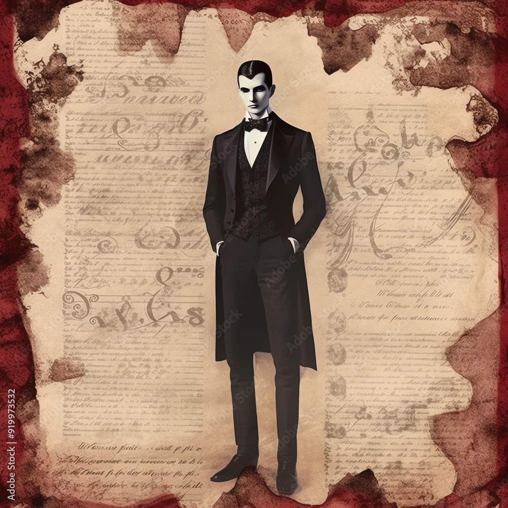 custom made wallpaper toronto digitalVampires old paper, vintage digital paper