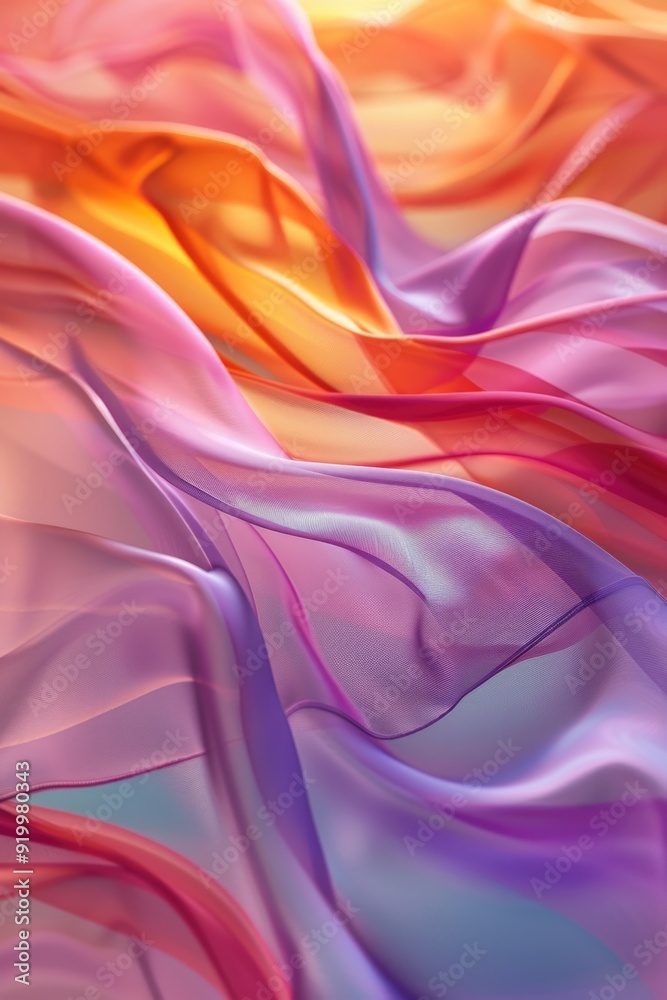 Close-up shot of a soft pink and purple fabric with intricate patterns Close-up shot of a soft pink and purple fabric with intricate patterns