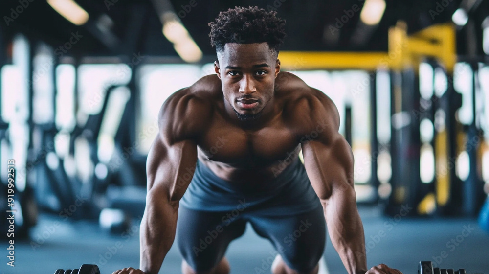Athletic person exercising and working out Athletic person exercising and working out