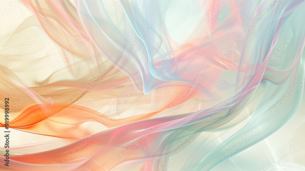 Abstract Flowing Pastel Colors Abstract Flowing Pastel Colors