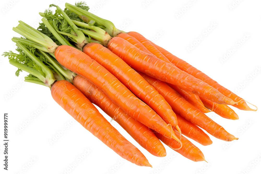 carrot isolated on white