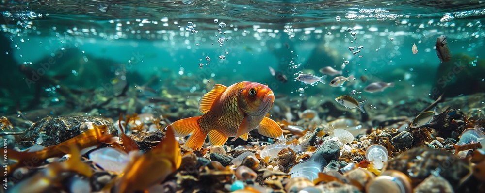 Contaminated water ecosystems leading to fish species developing ...