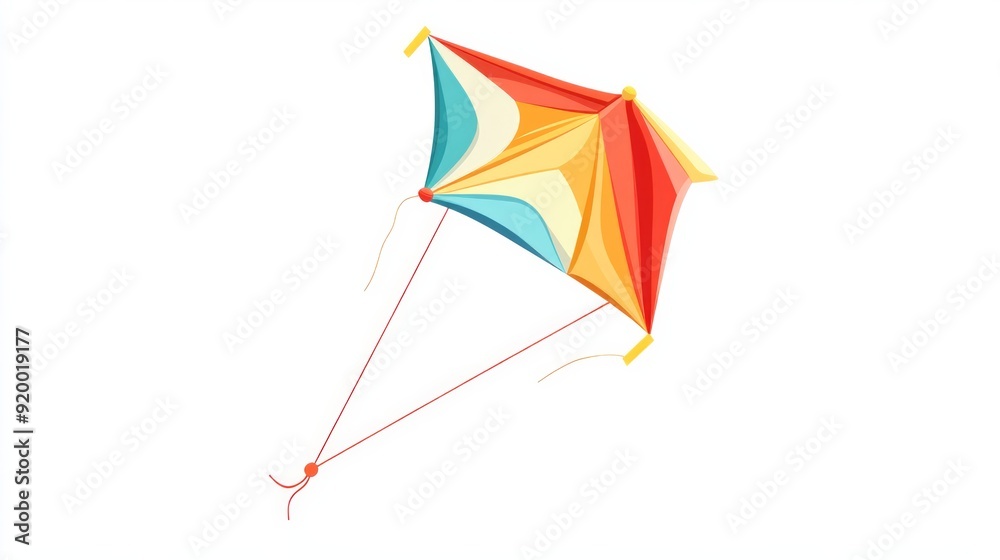 activity kite cartoon. summer string, childhood object, play game activity kite sign. isolated symbol vector illustration on white background activity kite cartoon. summer string, childhood object, play game activity kite sign. isolated symbol vector illustration on white background