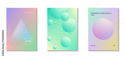 Holographic Poster. Minimal Background. Multyplying Neon Collection. Blue Grain Triangle Set. Creative Elements. Texture Abstract Design. Hologram Banner. Pink Holographic Poster
