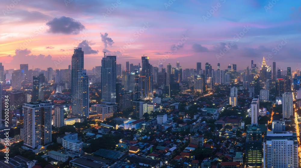 Fototapeta premium city night