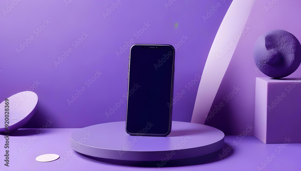smartphone mock up with a blank screen purple background 6 smartphone mock up with a blank screen purple background 6