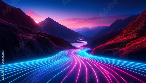 sunrise over the mountains