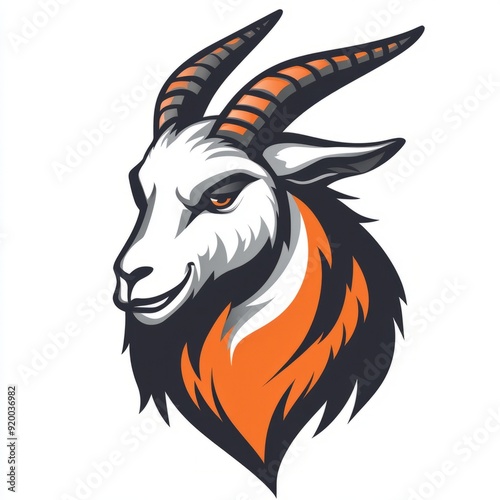 Wallpaper Mural goat vector logo " ai generator " Torontodigital.ca