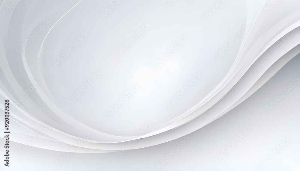 Soft abstract white and gray curved shapes on a light background 5 Soft abstract white and gray curved shapes on a light background 5