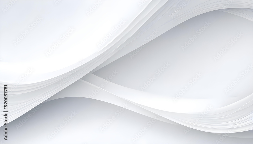Soft abstract white and gray curved shapes on a light background 6 Soft abstract white and gray curved shapes on a light background 6