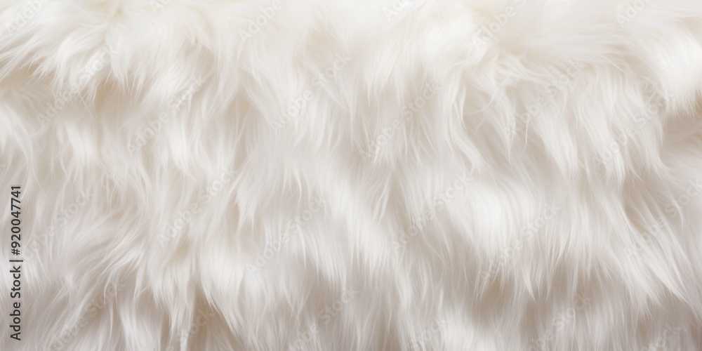 Obraz premium This luxurious white fur texture is perfect for home decor, fashion, and creative artistic projects