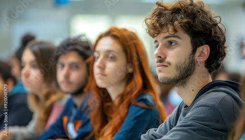 student in school