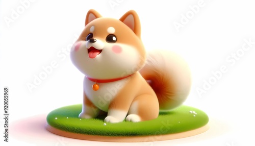 3D Shiba Inu