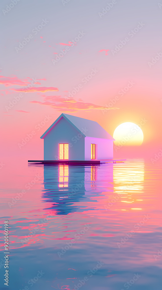Minimalist architecture, modern building design Minimalist architecture, modern building design
