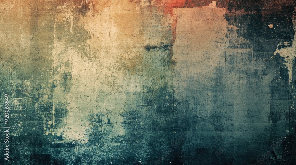 Obraz premium Grunge texture background with distressed patterns and muted colors, great for edgy and urban themes