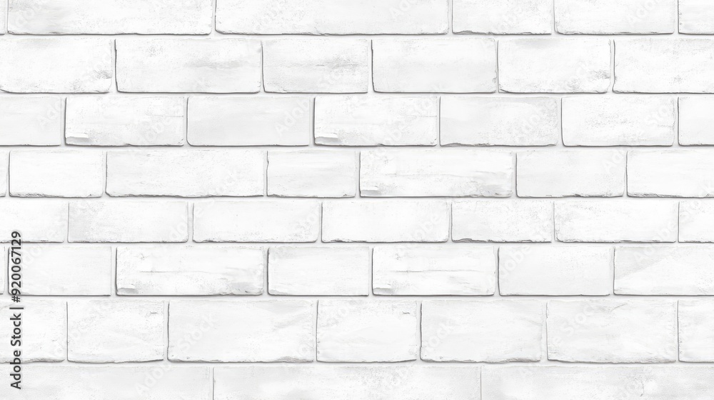 Seamless white brick wall background with a subtle texture, great for modern and urban-themed designs. Seamless white brick wall background with a subtle texture, great for modern and urban-themed designs.