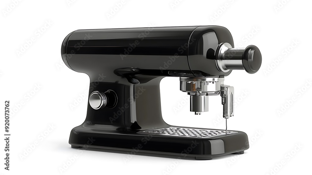 Black Espresso Machine 3D Model Black Espresso Machine 3D Model