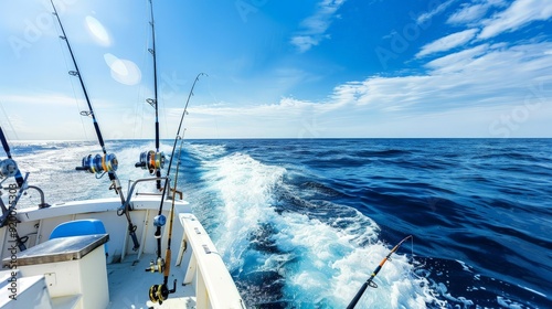 Think of the adventure of deep-sea fishing, where you can catch impressive fish and experience the thrill of the open ocean. photo