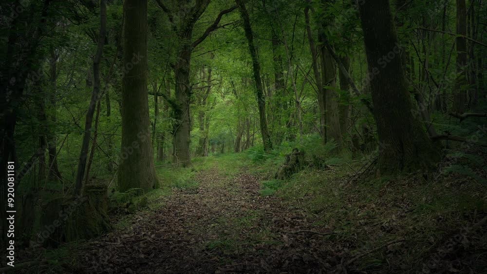 Path In Dark Fantasy Woodland Path In Dark Fantasy Woodland