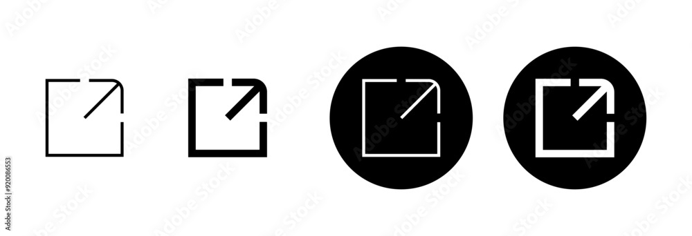 Link icon vector isolated on white background. Link vector icon. External link symbol vector icon. Hyperlink symbol Link icon vector isolated on white background. Link vector icon. External link symbol vector icon. Hyperlink symbol