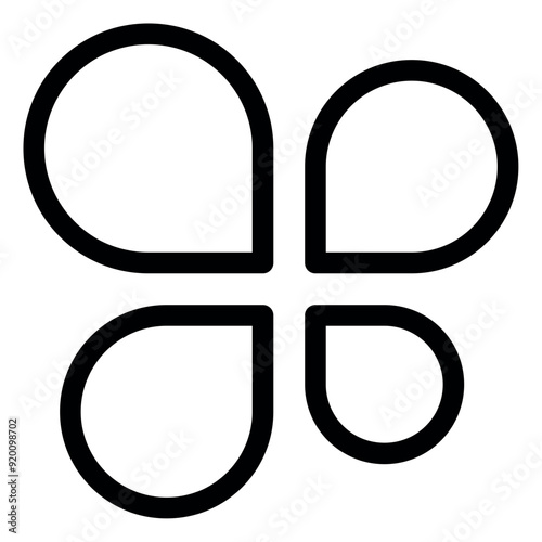petal diagram icon