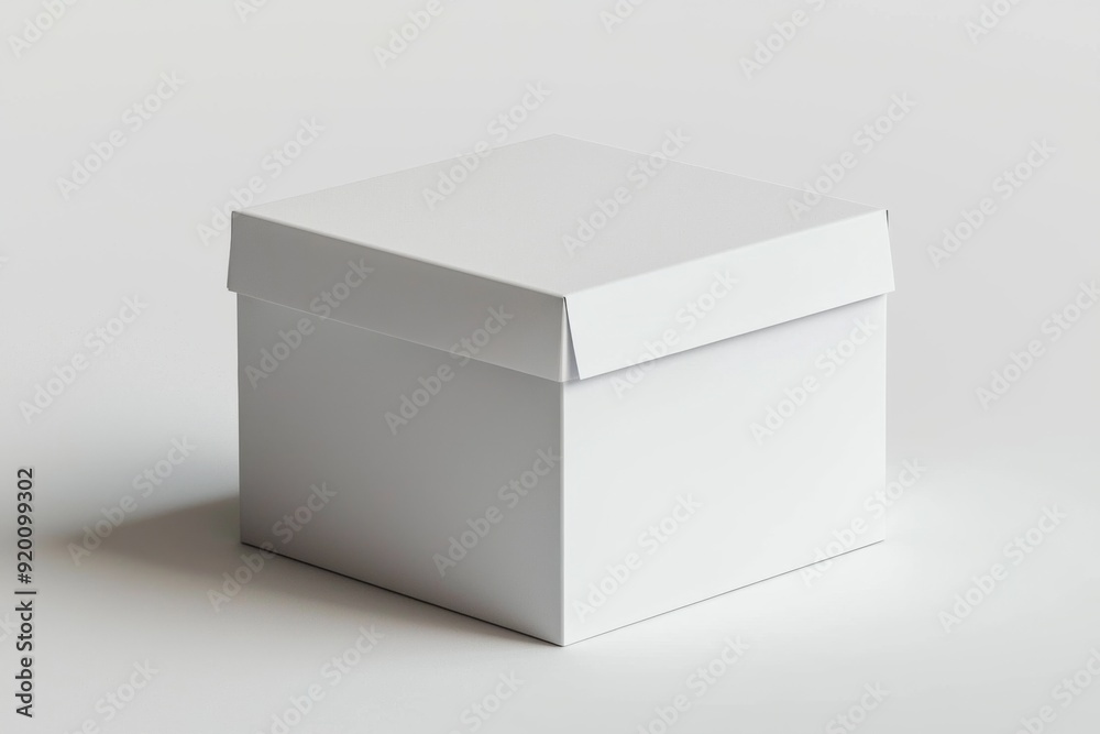 Paper Box Mockup A4 on isolated background created with Generative AI