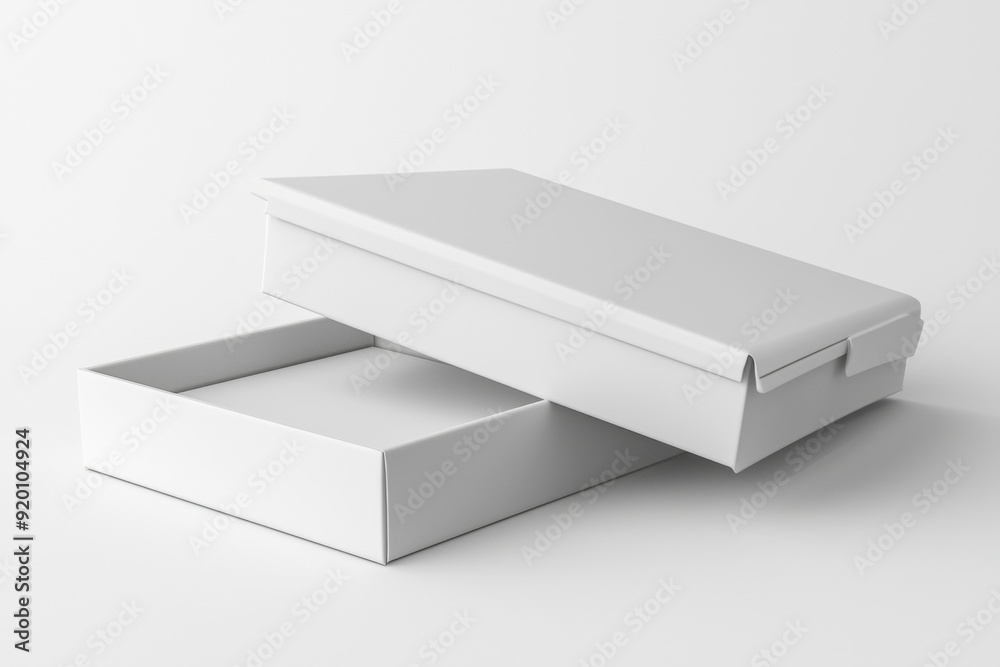 Paper Box Mockup A4 on isolated background created with Generative AI Paper Box Mockup A4 on isolated background created with Generative AI