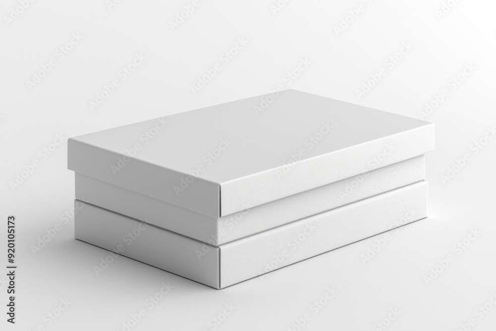 Paper Box Mockup A4 on isolated background created with Generative AI Paper Box Mockup A4 on isolated background created with Generative AI